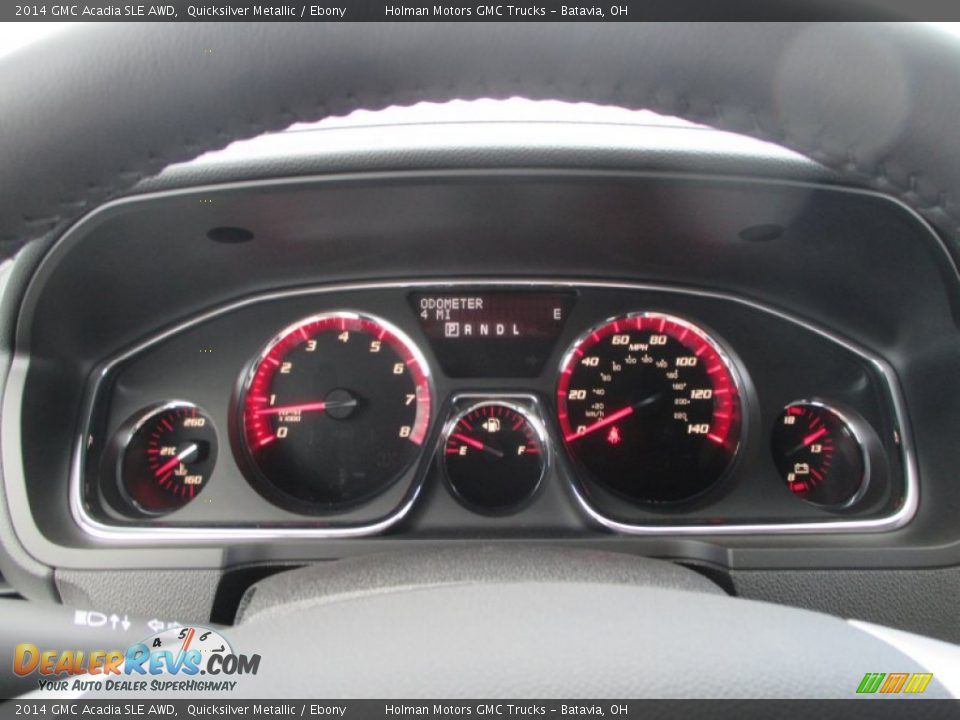 2014 GMC Acadia SLE AWD Quicksilver Metallic / Ebony Photo #17