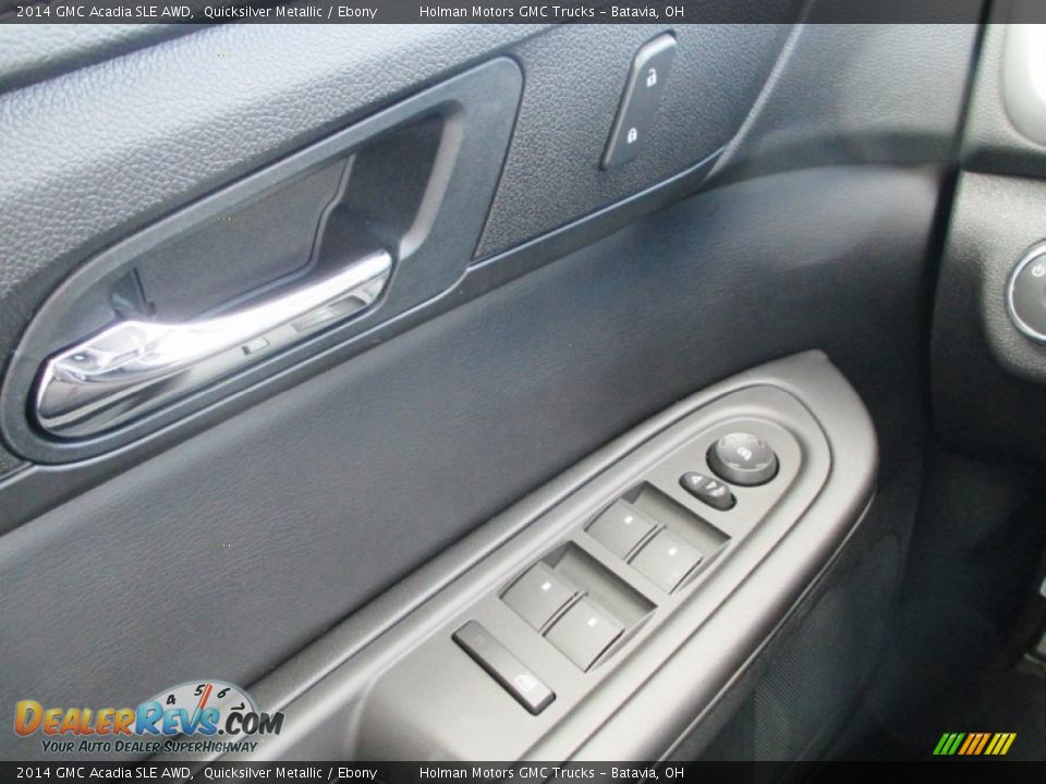 2014 GMC Acadia SLE AWD Quicksilver Metallic / Ebony Photo #18