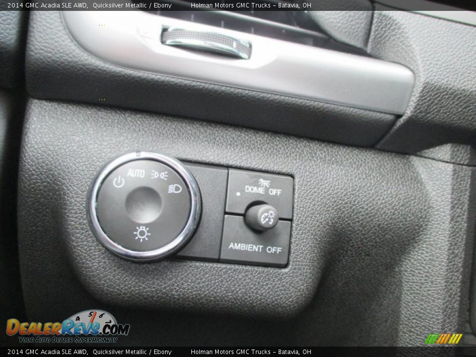 2014 GMC Acadia SLE AWD Quicksilver Metallic / Ebony Photo #19