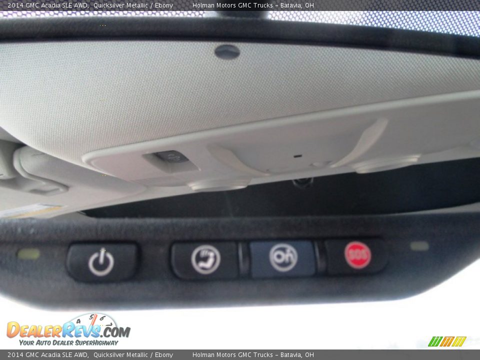 2014 GMC Acadia SLE AWD Quicksilver Metallic / Ebony Photo #20