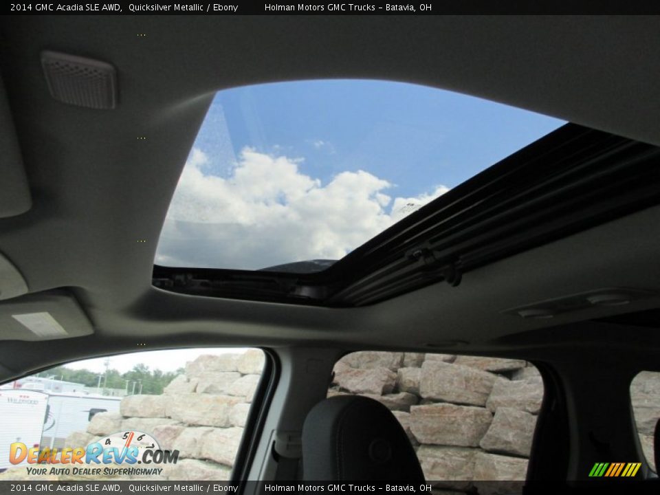 2014 GMC Acadia SLE AWD Quicksilver Metallic / Ebony Photo #22