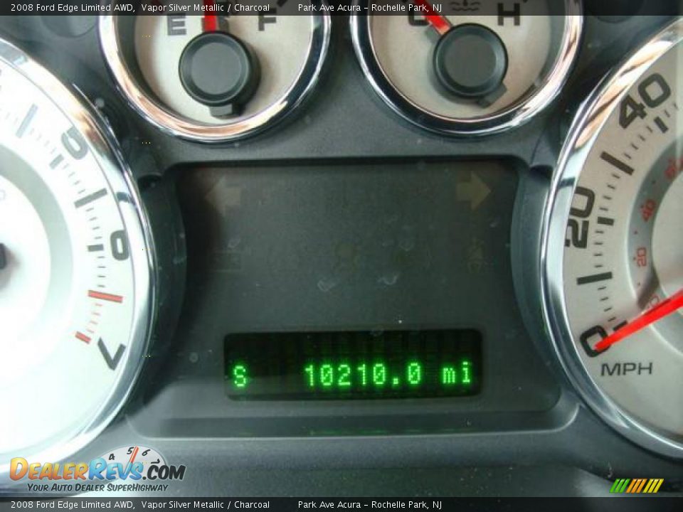 2008 Ford Edge Limited AWD Vapor Silver Metallic / Charcoal Photo #11