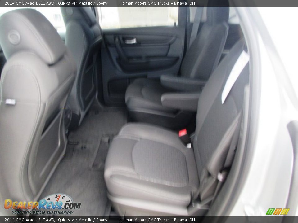 2014 GMC Acadia SLE AWD Quicksilver Metallic / Ebony Photo #24