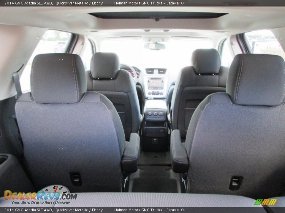 2014 GMC Acadia SLE AWD Quicksilver Metallic / Ebony Photo #28