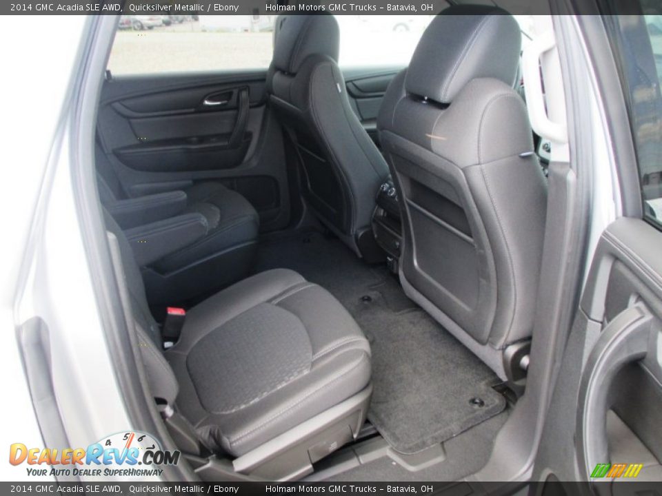 2014 GMC Acadia SLE AWD Quicksilver Metallic / Ebony Photo #30