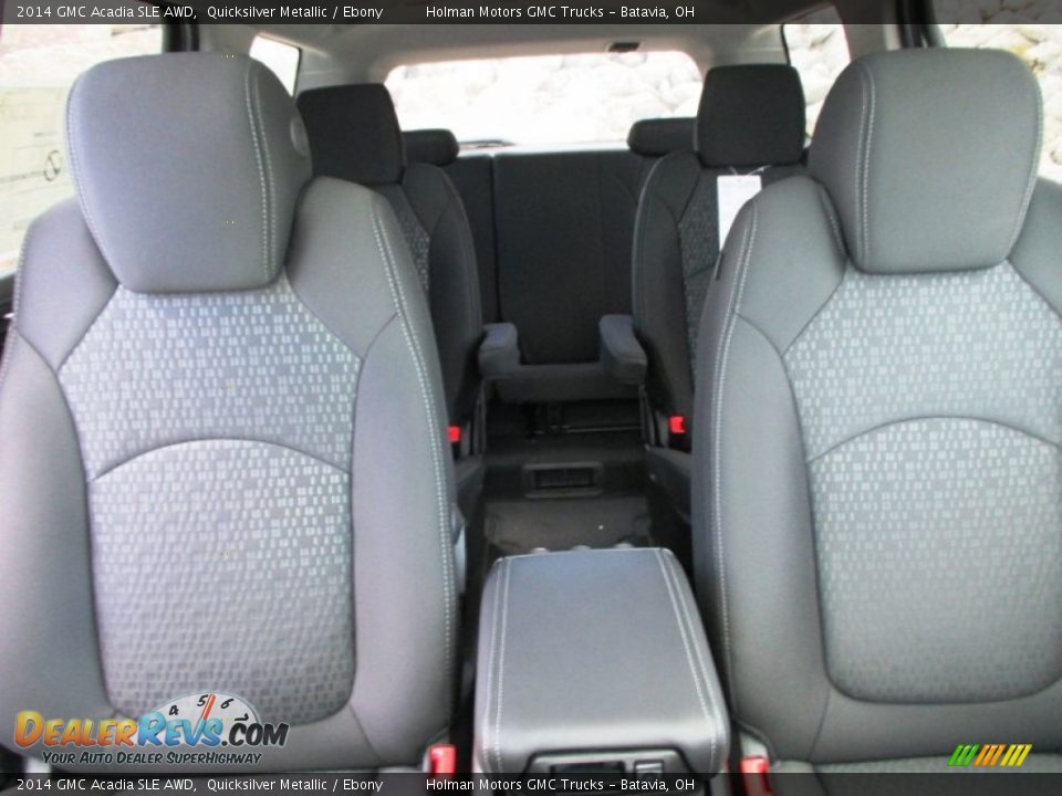 2014 GMC Acadia SLE AWD Quicksilver Metallic / Ebony Photo #32