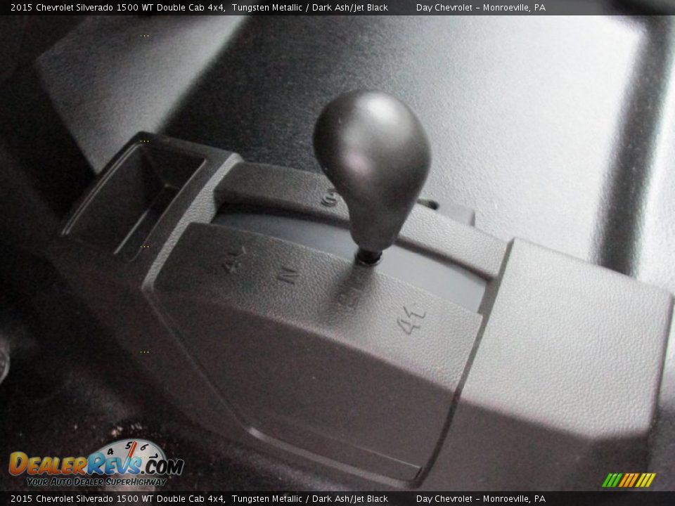 2015 Chevrolet Silverado 1500 WT Double Cab 4x4 Tungsten Metallic / Dark Ash/Jet Black Photo #17