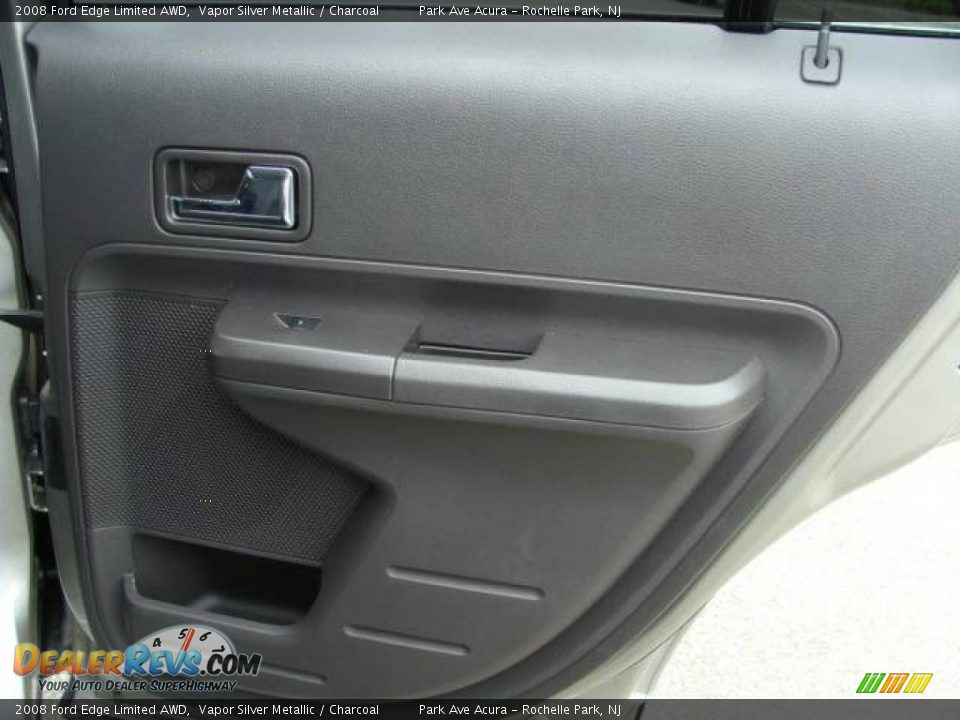 2008 Ford Edge Limited AWD Vapor Silver Metallic / Charcoal Photo #15