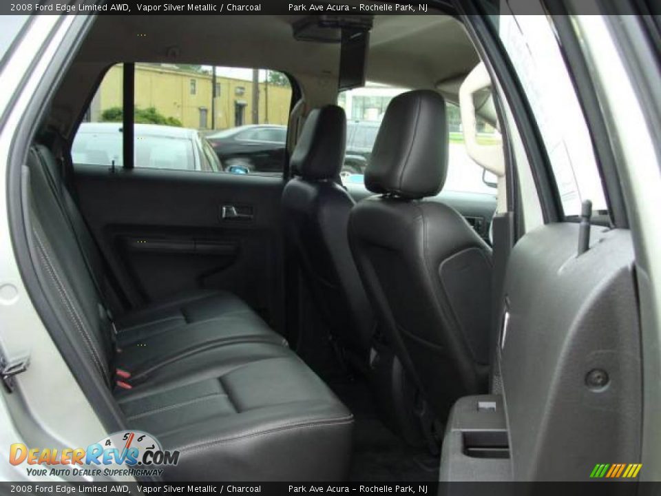 2008 Ford Edge Limited AWD Vapor Silver Metallic / Charcoal Photo #16