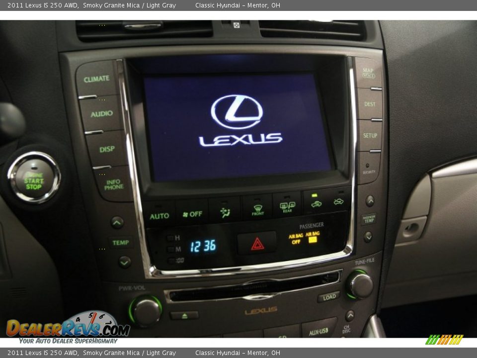 2011 Lexus IS 250 AWD Smoky Granite Mica / Light Gray Photo #10
