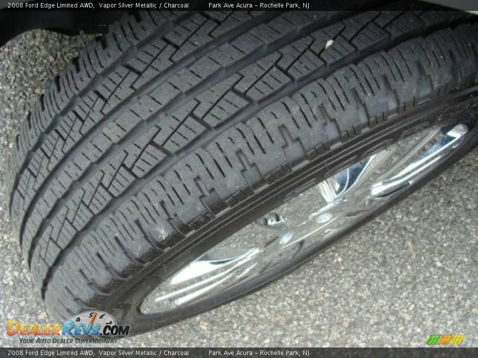 2008 Ford Edge Limited AWD Vapor Silver Metallic / Charcoal Photo #21