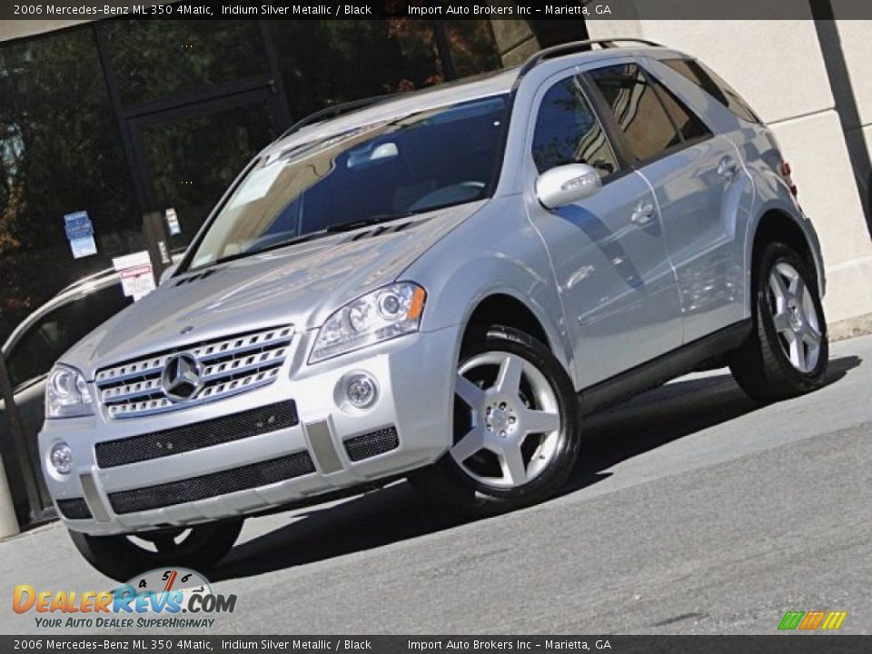 2006 Mercedes-Benz ML 350 4Matic Iridium Silver Metallic / Black Photo #1