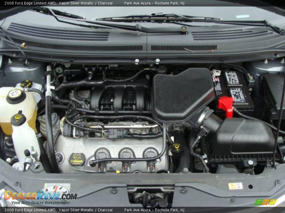 2008 Ford Edge Limited AWD Vapor Silver Metallic / Charcoal Photo #22