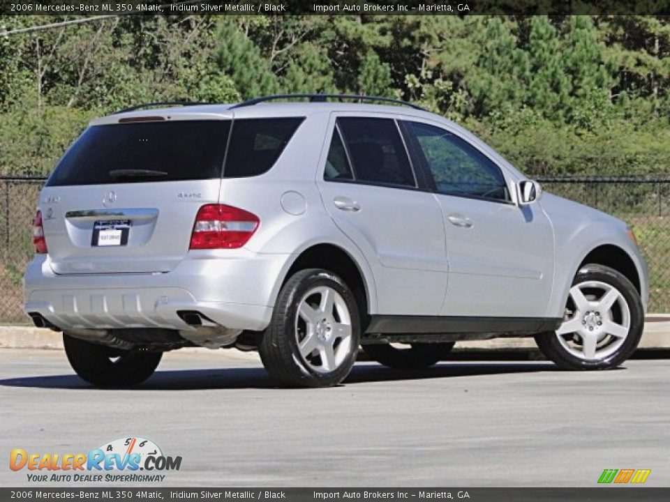 2006 Mercedes-Benz ML 350 4Matic Iridium Silver Metallic / Black Photo #2