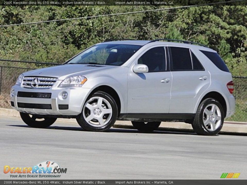 2006 Mercedes-Benz ML 350 4Matic Iridium Silver Metallic / Black Photo #3