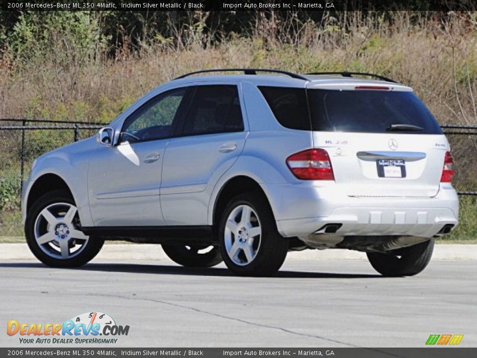 2006 Mercedes-Benz ML 350 4Matic Iridium Silver Metallic / Black Photo #4