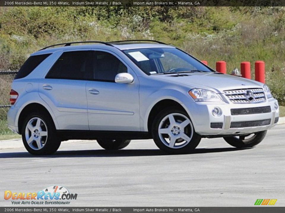 2006 Mercedes-Benz ML 350 4Matic Iridium Silver Metallic / Black Photo #5
