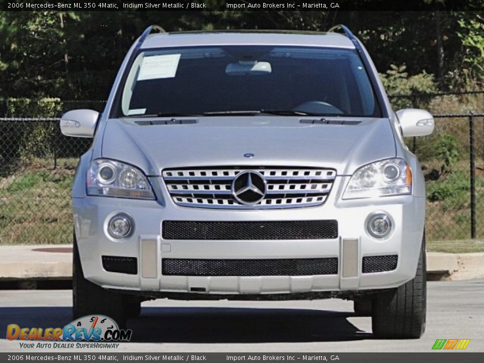 2006 Mercedes-Benz ML 350 4Matic Iridium Silver Metallic / Black Photo #6