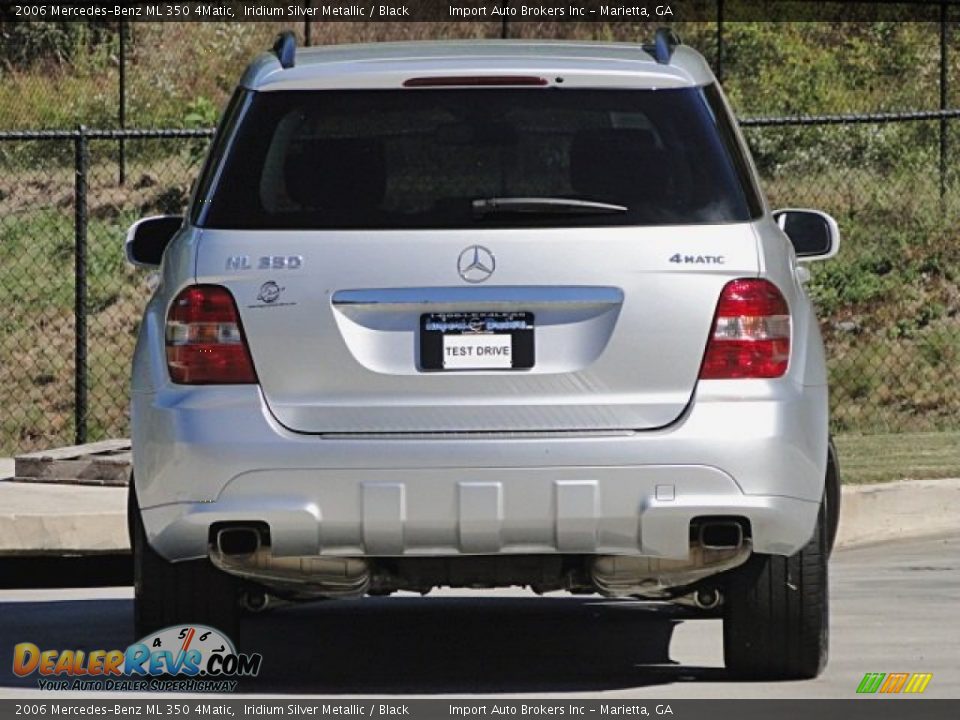 2006 Mercedes-Benz ML 350 4Matic Iridium Silver Metallic / Black Photo #7