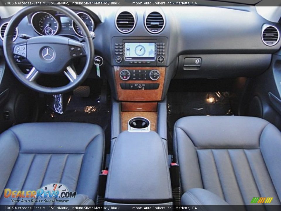 2006 Mercedes-Benz ML 350 4Matic Iridium Silver Metallic / Black Photo #8
