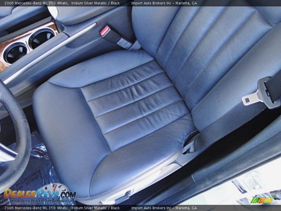2006 Mercedes-Benz ML 350 4Matic Iridium Silver Metallic / Black Photo #9