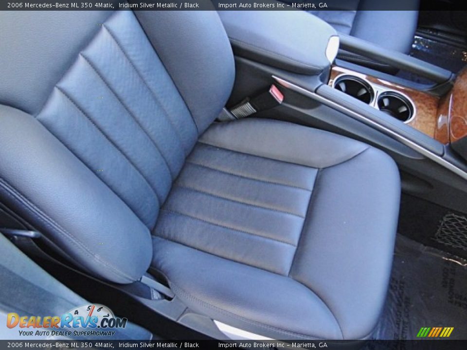 2006 Mercedes-Benz ML 350 4Matic Iridium Silver Metallic / Black Photo #10