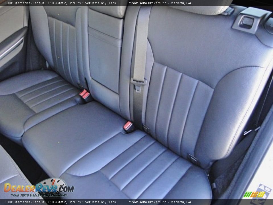 2006 Mercedes-Benz ML 350 4Matic Iridium Silver Metallic / Black Photo #11