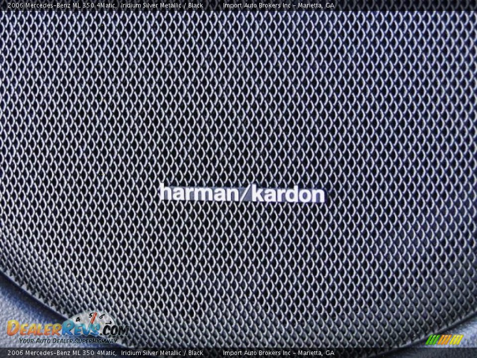 2006 Mercedes-Benz ML 350 4Matic Iridium Silver Metallic / Black Photo #13