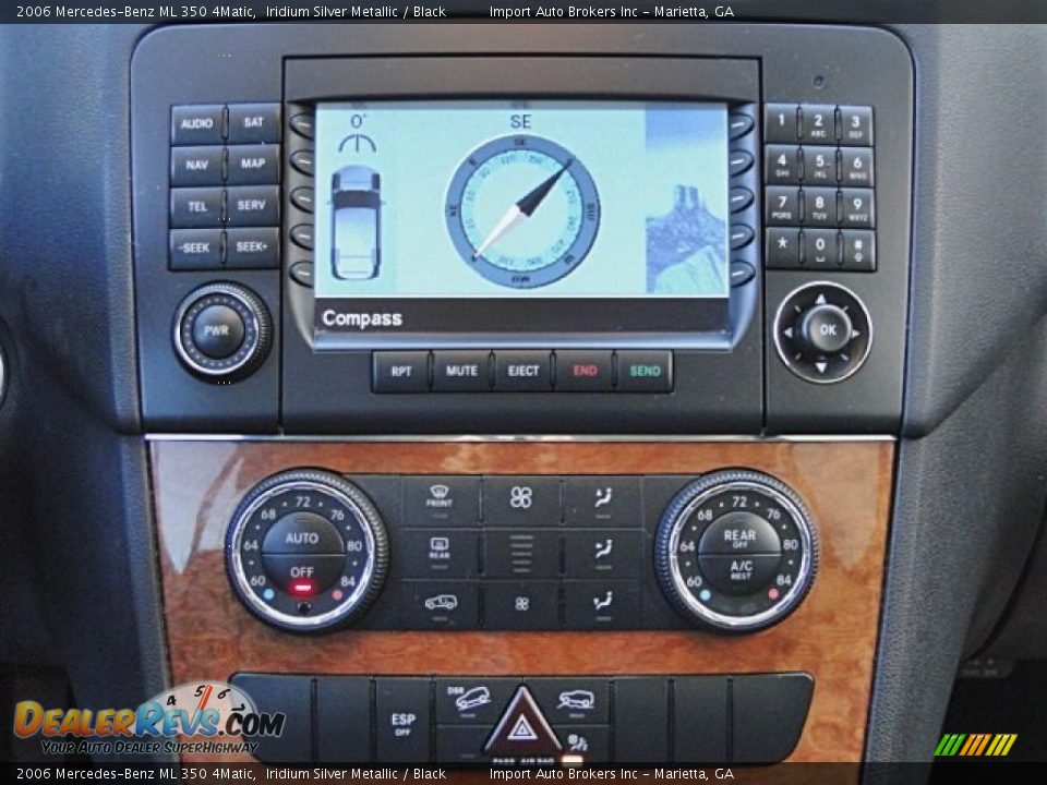2006 Mercedes-Benz ML 350 4Matic Iridium Silver Metallic / Black Photo #14