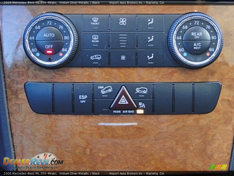 2006 Mercedes-Benz ML 350 4Matic Iridium Silver Metallic / Black Photo #16