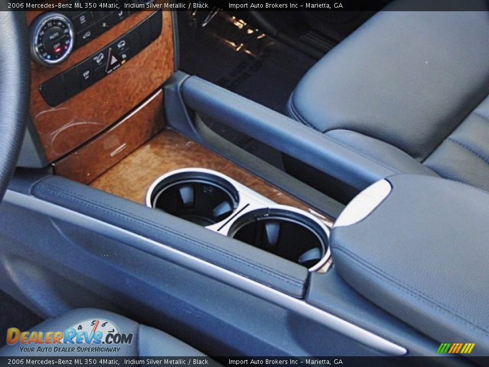 2006 Mercedes-Benz ML 350 4Matic Iridium Silver Metallic / Black Photo #19