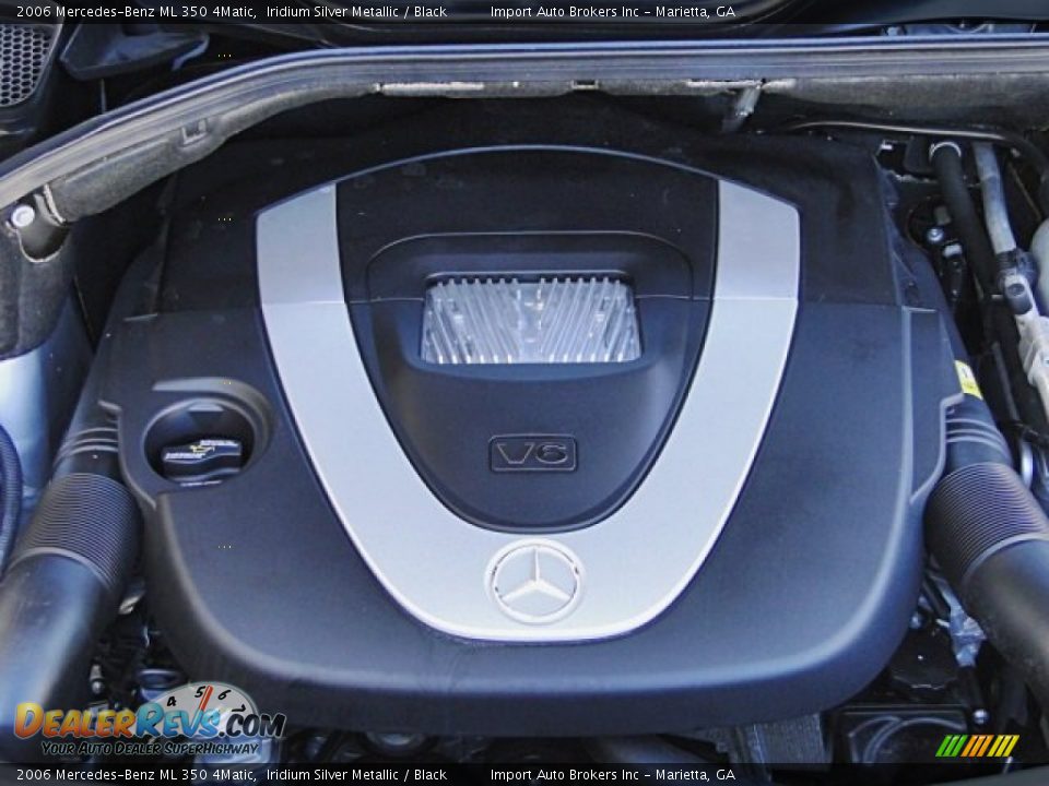 2006 Mercedes-Benz ML 350 4Matic Iridium Silver Metallic / Black Photo #21
