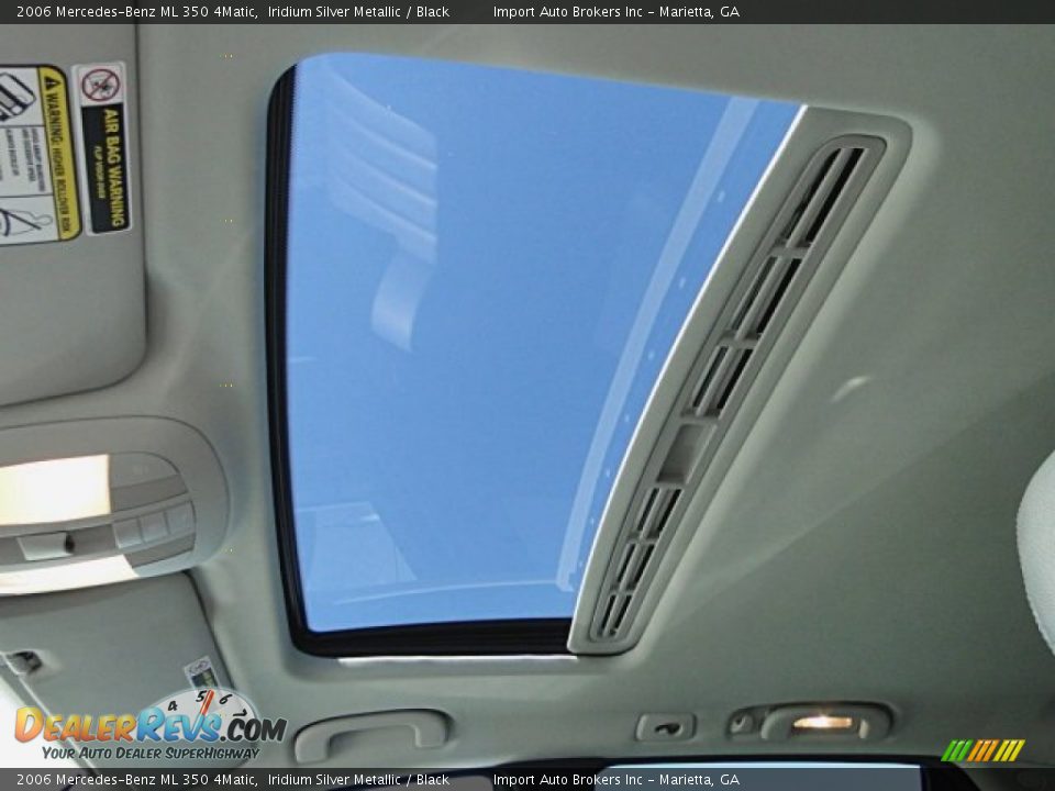 2006 Mercedes-Benz ML 350 4Matic Iridium Silver Metallic / Black Photo #22