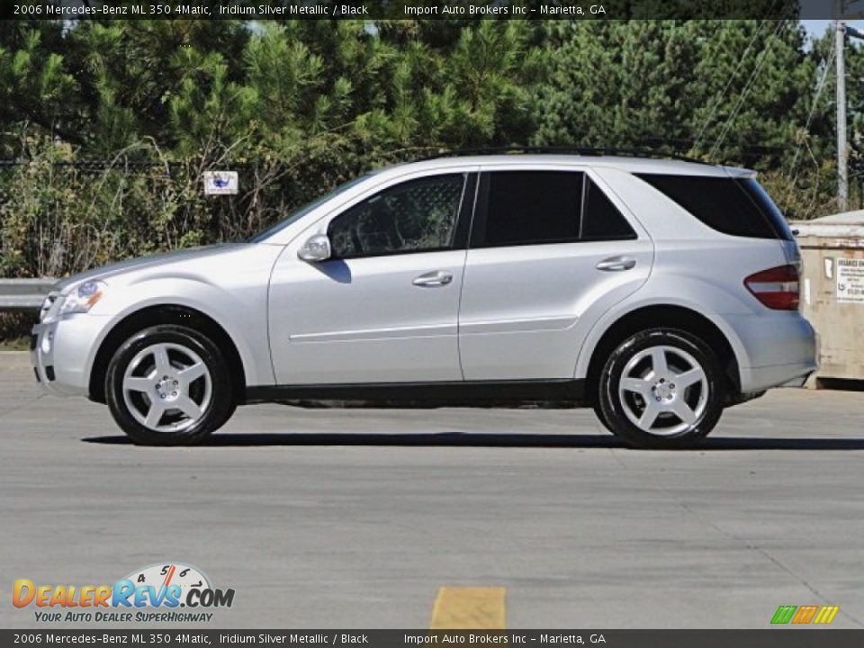 2006 Mercedes-Benz ML 350 4Matic Iridium Silver Metallic / Black Photo #23