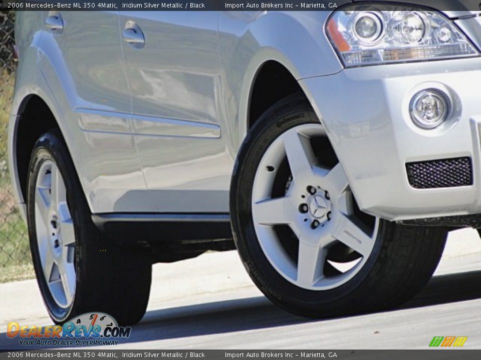 2006 Mercedes-Benz ML 350 4Matic Iridium Silver Metallic / Black Photo #24