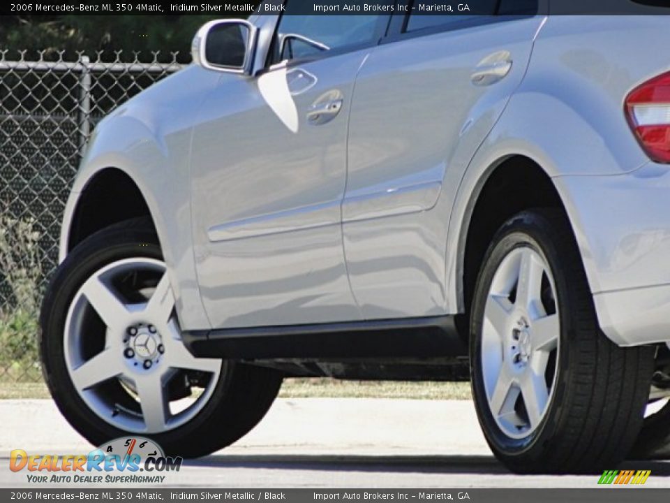 2006 Mercedes-Benz ML 350 4Matic Iridium Silver Metallic / Black Photo #25