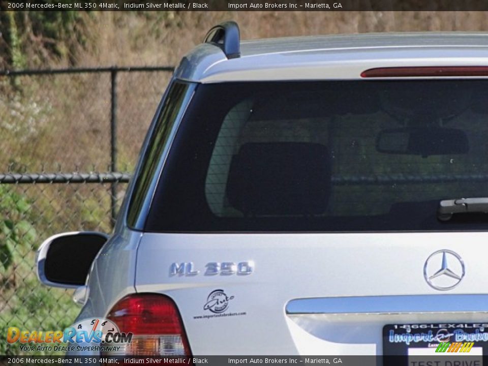 2006 Mercedes-Benz ML 350 4Matic Iridium Silver Metallic / Black Photo #26