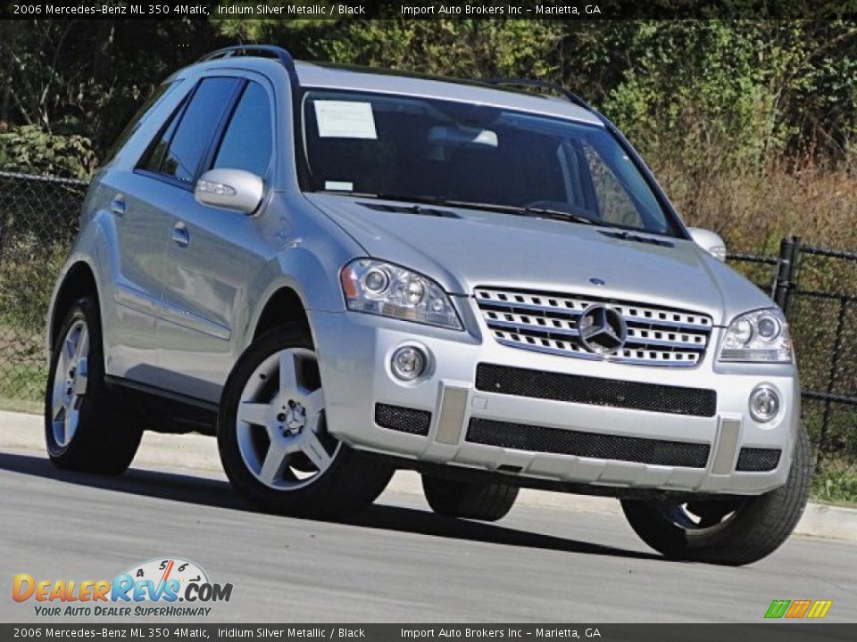 2006 Mercedes-Benz ML 350 4Matic Iridium Silver Metallic / Black Photo #28