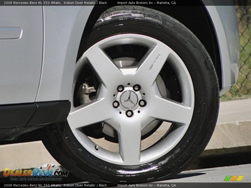 2006 Mercedes-Benz ML 350 4Matic Iridium Silver Metallic / Black Photo #30