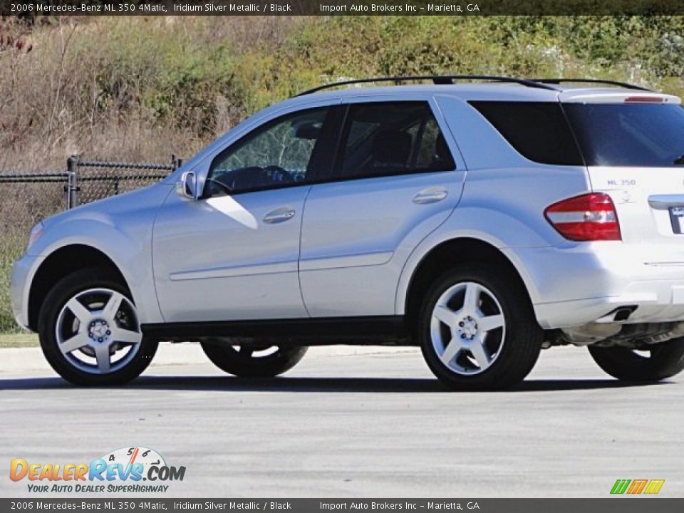 2006 Mercedes-Benz ML 350 4Matic Iridium Silver Metallic / Black Photo #31