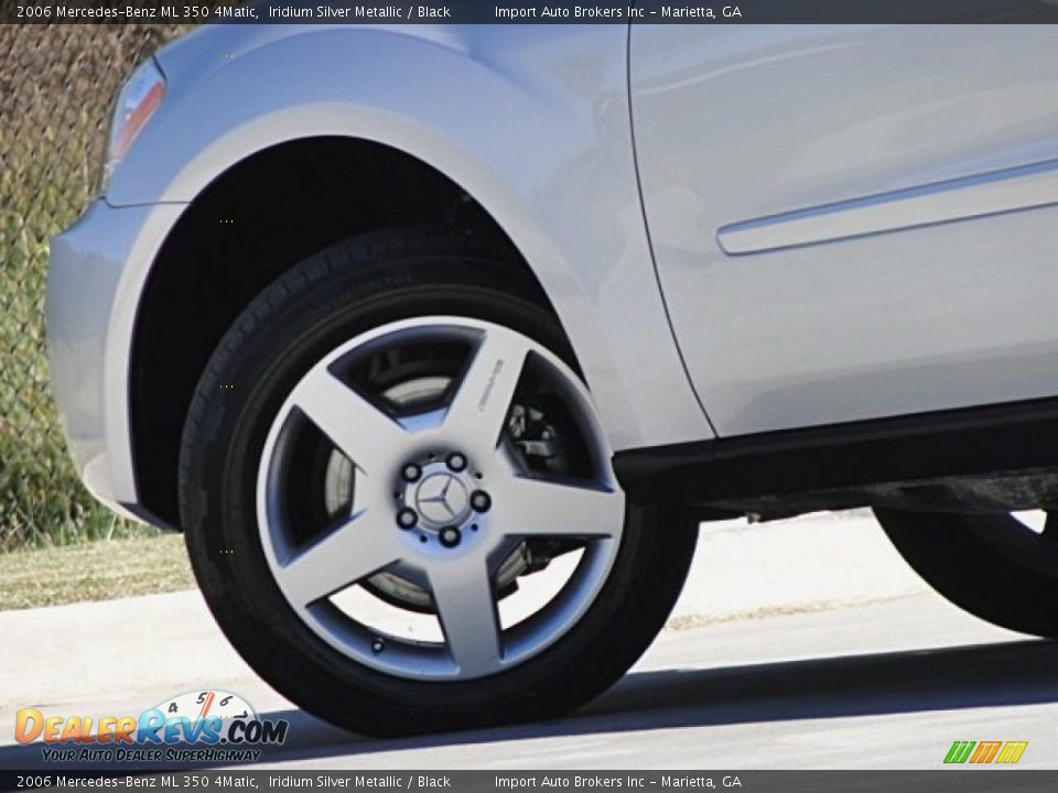 2006 Mercedes-Benz ML 350 4Matic Iridium Silver Metallic / Black Photo #32