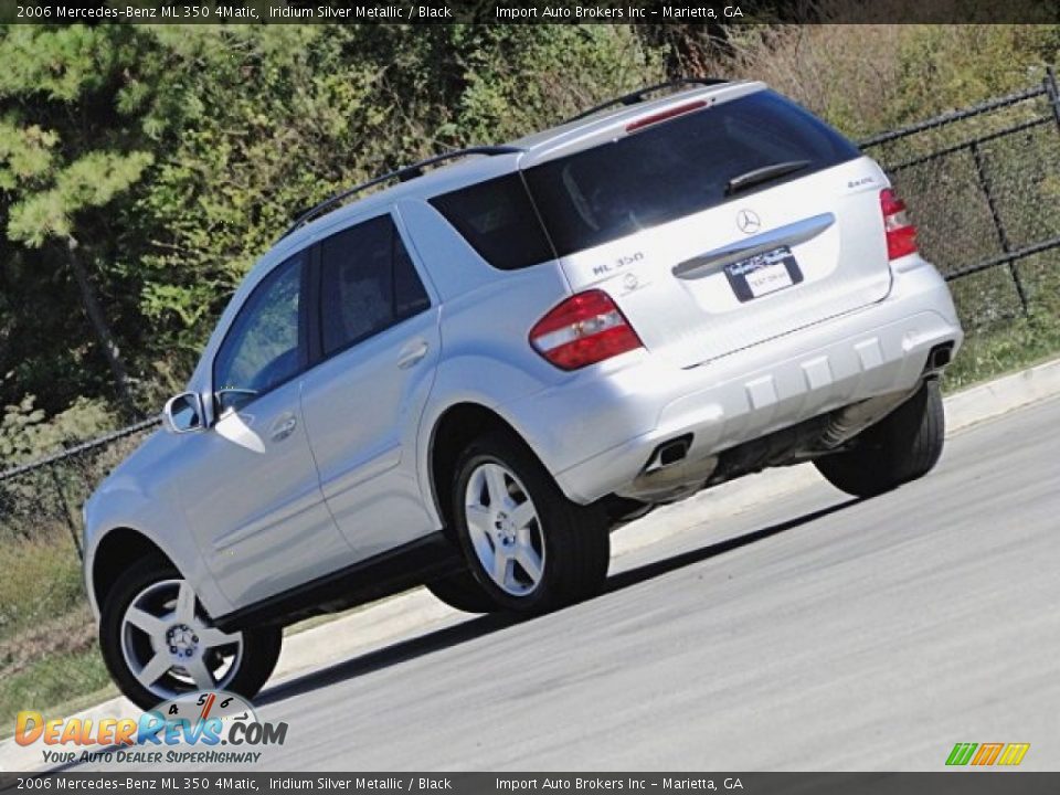 2006 Mercedes-Benz ML 350 4Matic Iridium Silver Metallic / Black Photo #33
