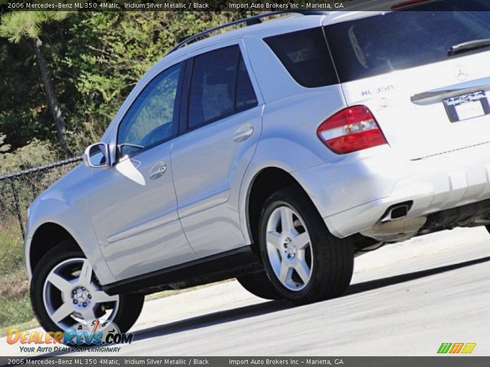 2006 Mercedes-Benz ML 350 4Matic Iridium Silver Metallic / Black Photo #34