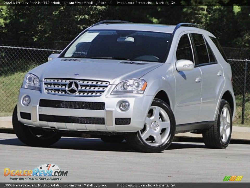 2006 Mercedes-Benz ML 350 4Matic Iridium Silver Metallic / Black Photo #35