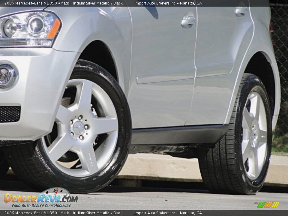 2006 Mercedes-Benz ML 350 4Matic Iridium Silver Metallic / Black Photo #36