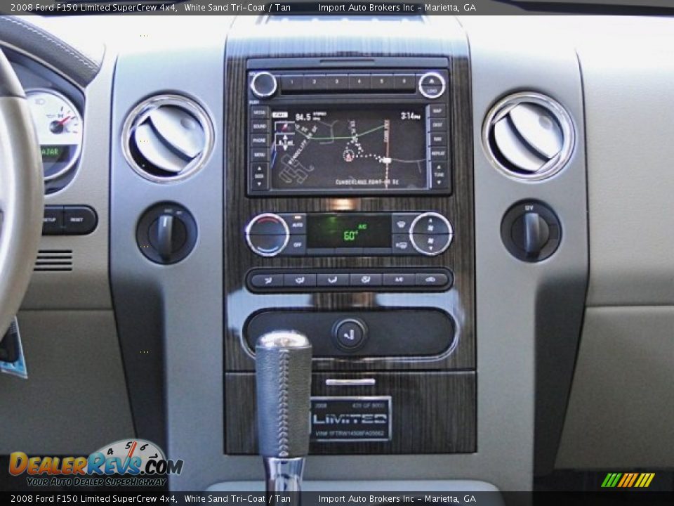 Controls of 2008 Ford F150 Limited SuperCrew 4x4 Photo #14