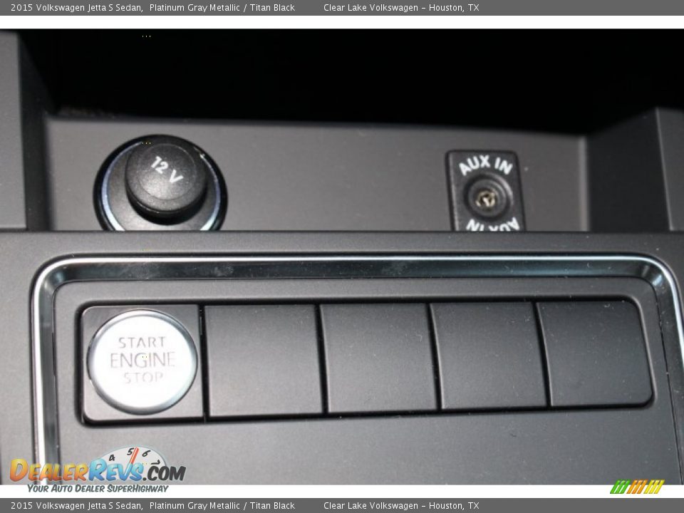 2015 Volkswagen Jetta S Sedan Platinum Gray Metallic / Titan Black Photo #24