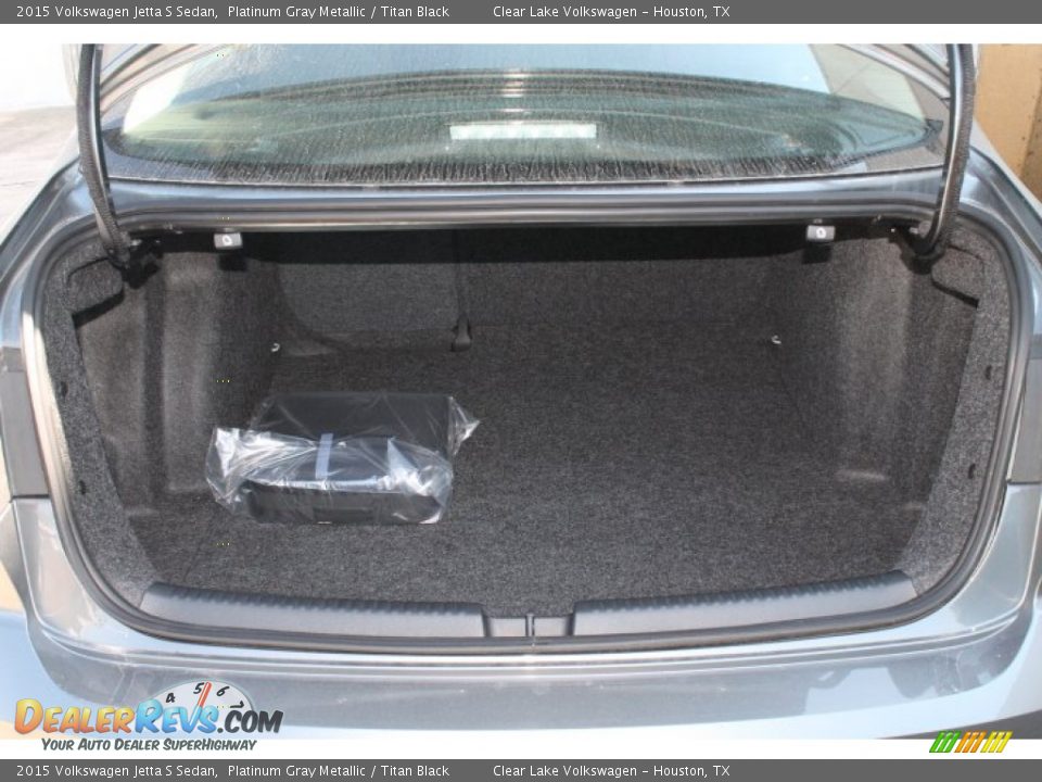 2015 Volkswagen Jetta S Sedan Platinum Gray Metallic / Titan Black Photo #29