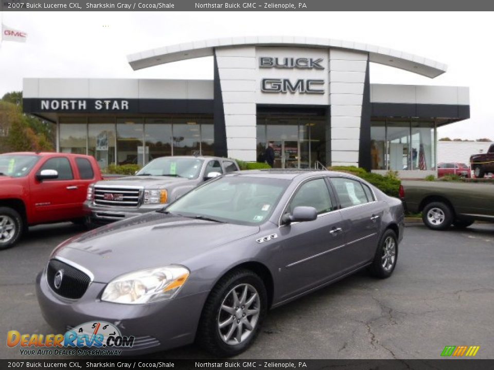 2007 Buick Lucerne CXL Sharkskin Gray / Cocoa/Shale Photo #1