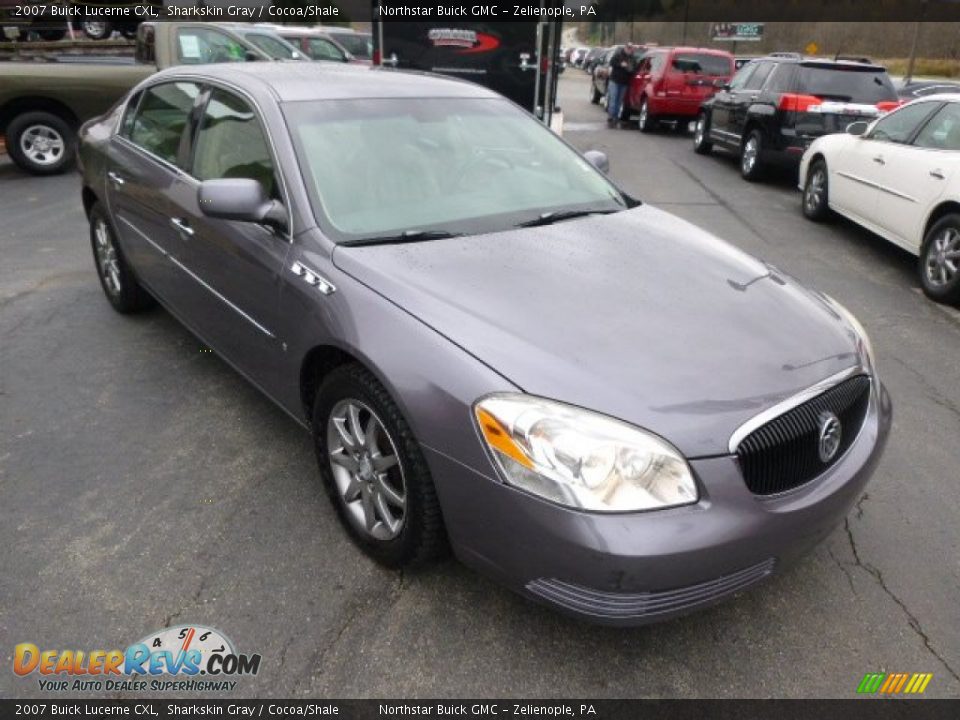 2007 Buick Lucerne CXL Sharkskin Gray / Cocoa/Shale Photo #3